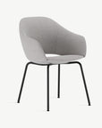 Eetkamerstoel Mona · bouclé · 4 legs