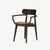 Bruin beukenhout · Cognac leer