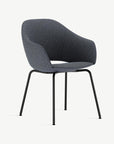 Eetkamerstoel Mona · bouclé · 4 legs